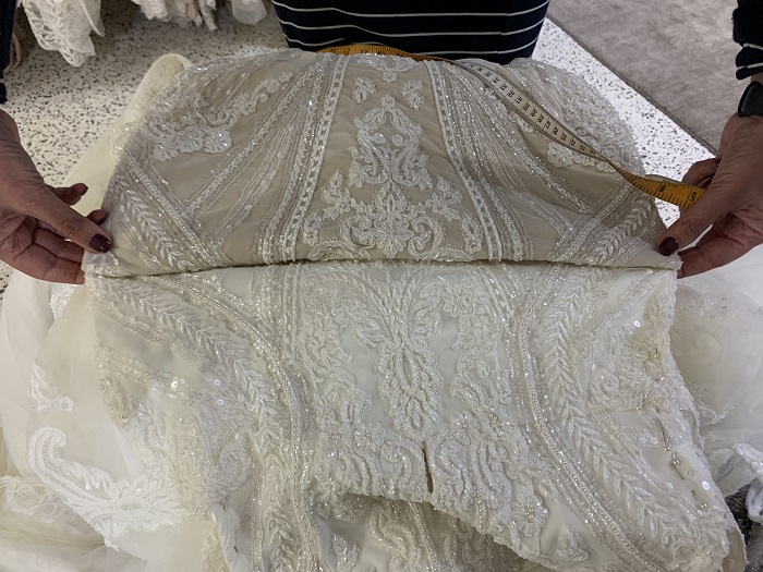 Buying from a bridal seamstress