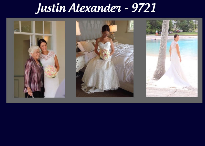 Justin Alexander - Wedding Dress 9721