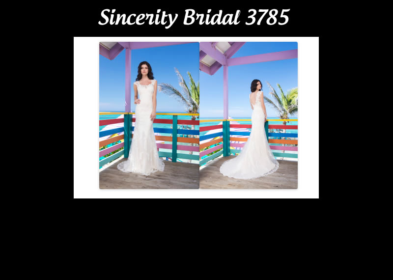 Sincerity Bridal 3785