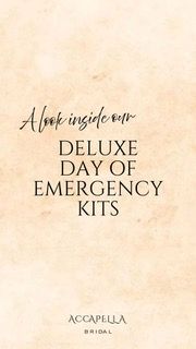 The Accapella Bridal Wedding Day Emergency Kit